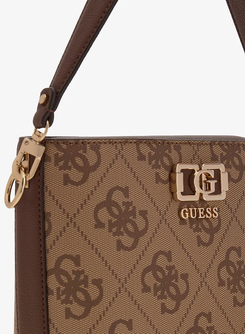 GUESS  Karnilla Monogram Bucket Bag for Women | Best Price UAE